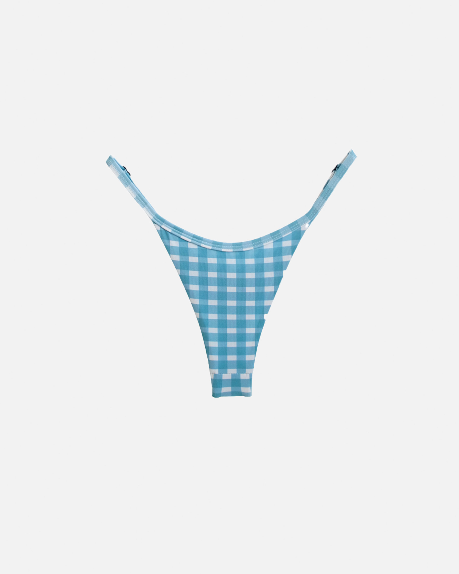 【藍調格子】SUNNY 極細日曬丁字泳褲