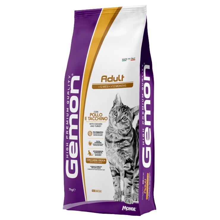 Gemon 鮮雞肉火雞成貓配方 7KG