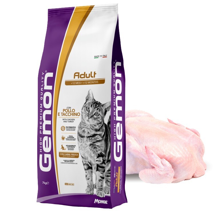 Gemon 鮮雞肉火雞成貓配方 7KG