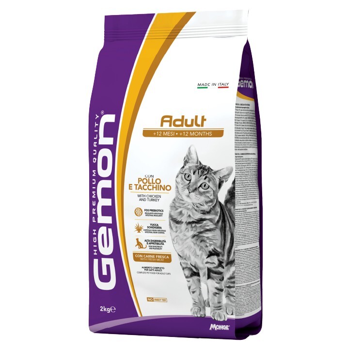 Gemon 鮮雞肉火雞成貓配方 2KG