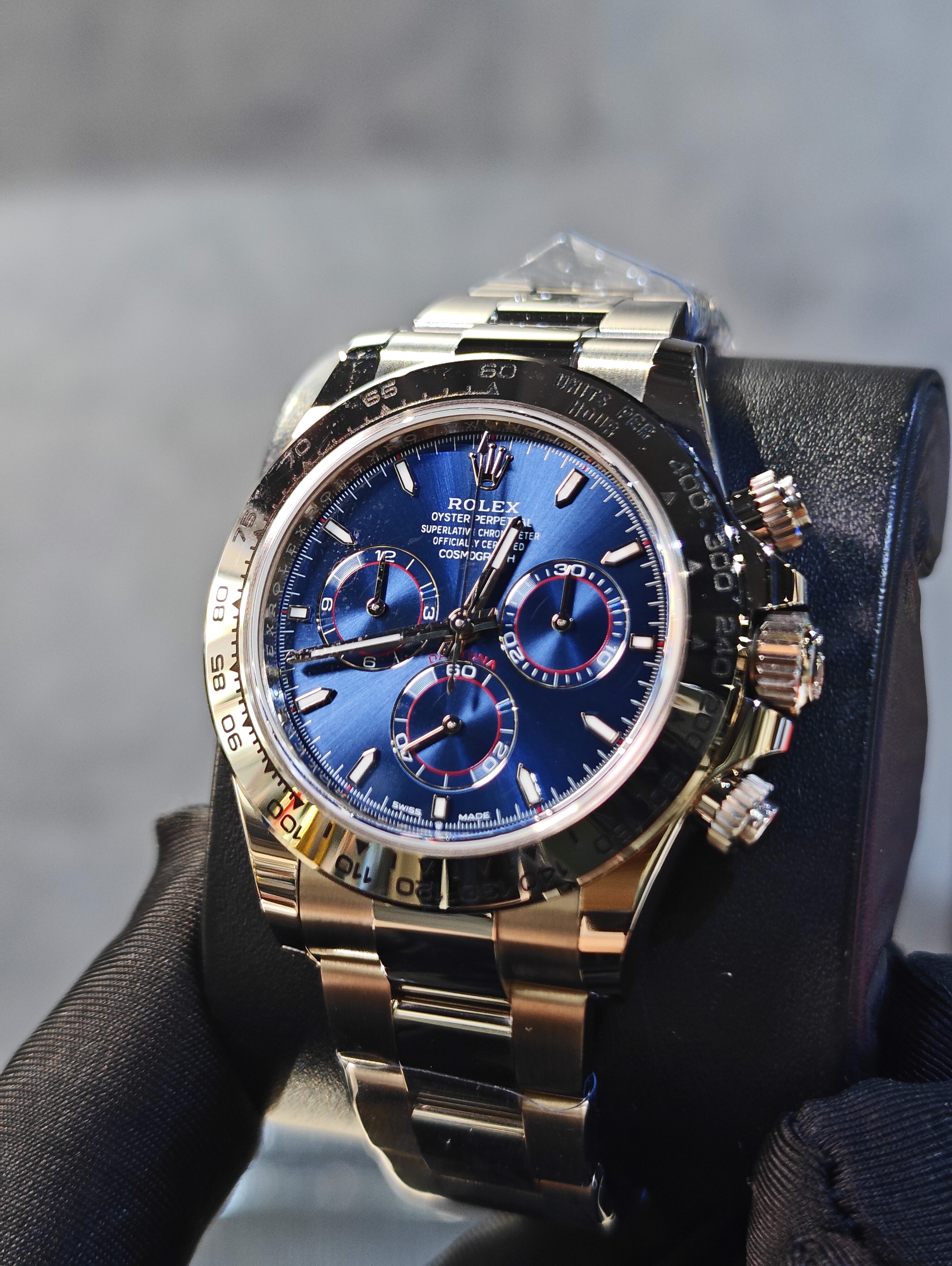 BRAND NEW ROLEX 126509 COSMOGRAPH DAYTONA BLUE DIAL WHITE GOLD OYSTER 40 MM