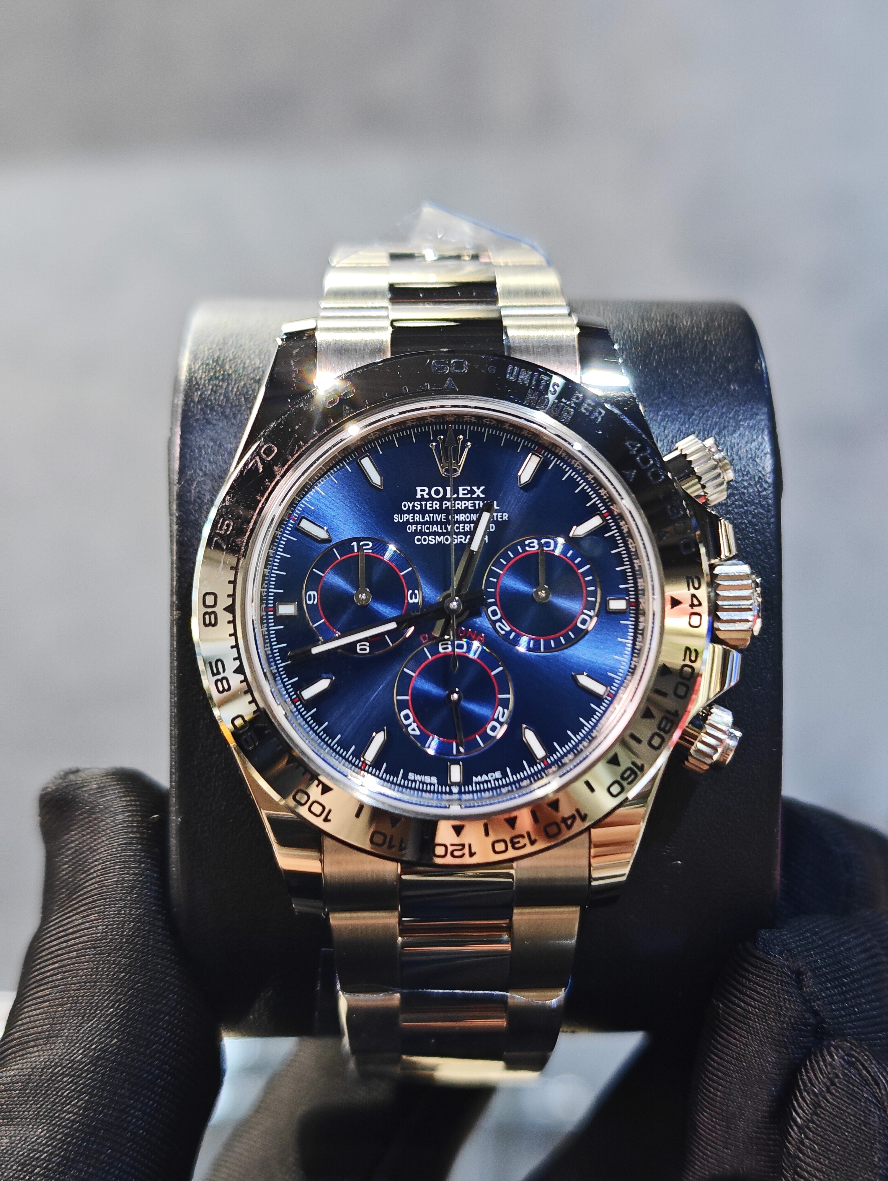 126509 | ROLEX COSMOGRAPH DAYTONA BLUE DIAL WHITE GOLD