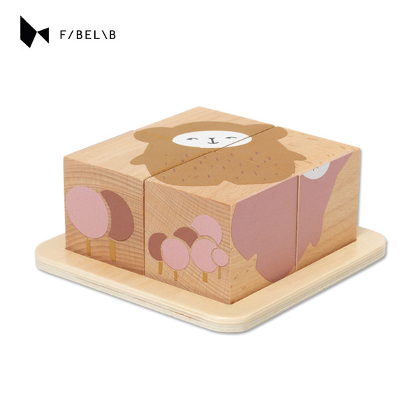 Fabelab 六面拼圖(木質)