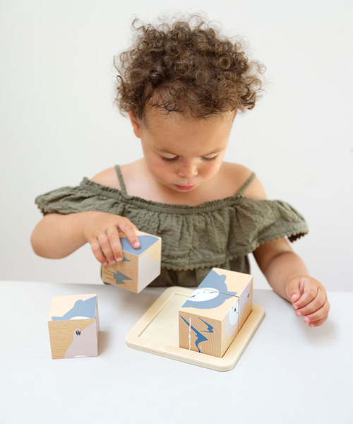 Fabelab 六面拼圖(木質)