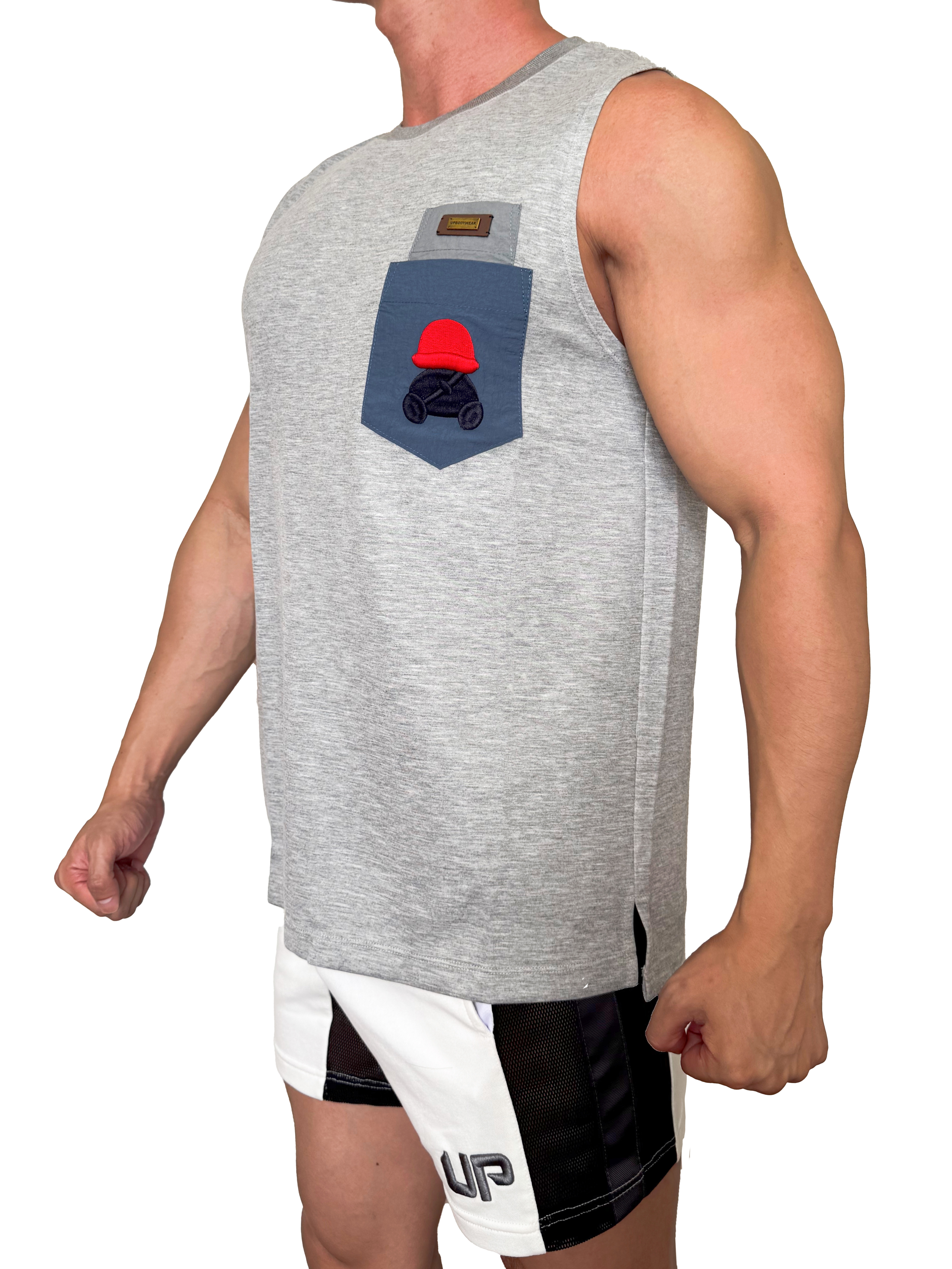 2025 全新系列 - Bear Vest 寬肩背心 冷灰