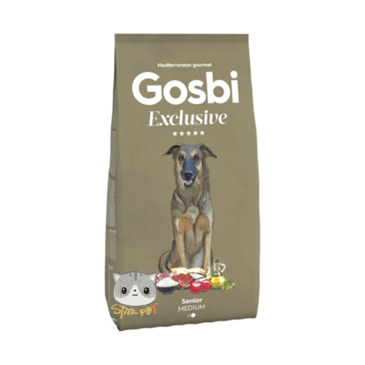 Gosbi Exclusive 中型老犬 蔬果配方 12kg