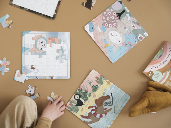 Fabelab 拼圖四入組 (四季款各16片)