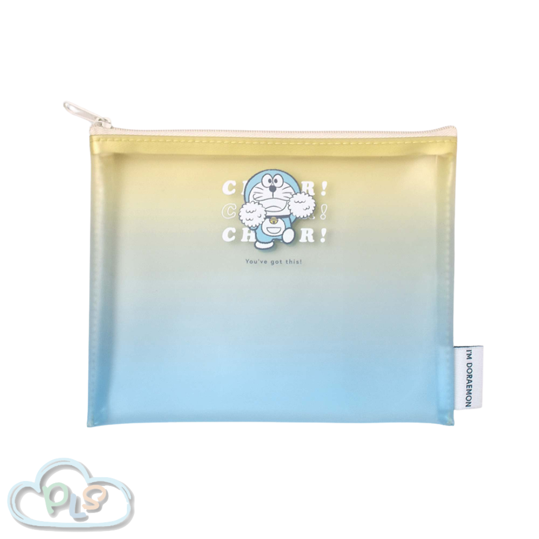 現貨 漸變色 方形 Pouch 啦啦隊 I'm Doraemon Flowering  #72056