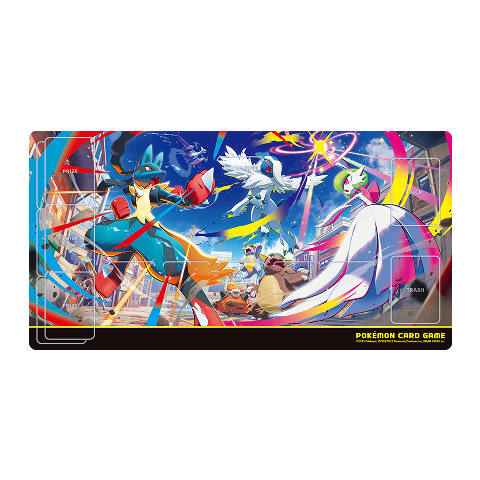 寶可夢橡膠對戰桌墊 - 超級路卡利歐&超級沙奈朵 - 9432977