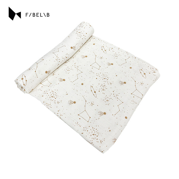Fabelab 有機棉紗布巾單入組120CM (多款可選)