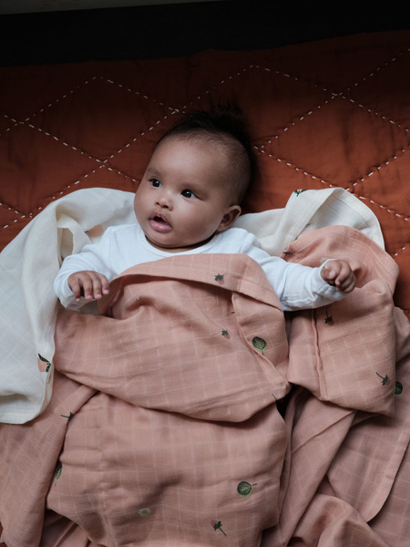 Fabelab 有機棉紗布巾單入組120CM (多款可選)