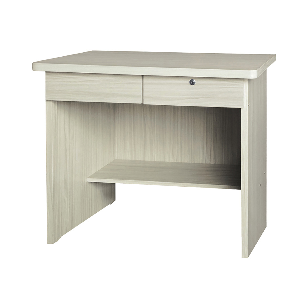 亞傑3尺二抽書桌/工作桌(雪杉色)