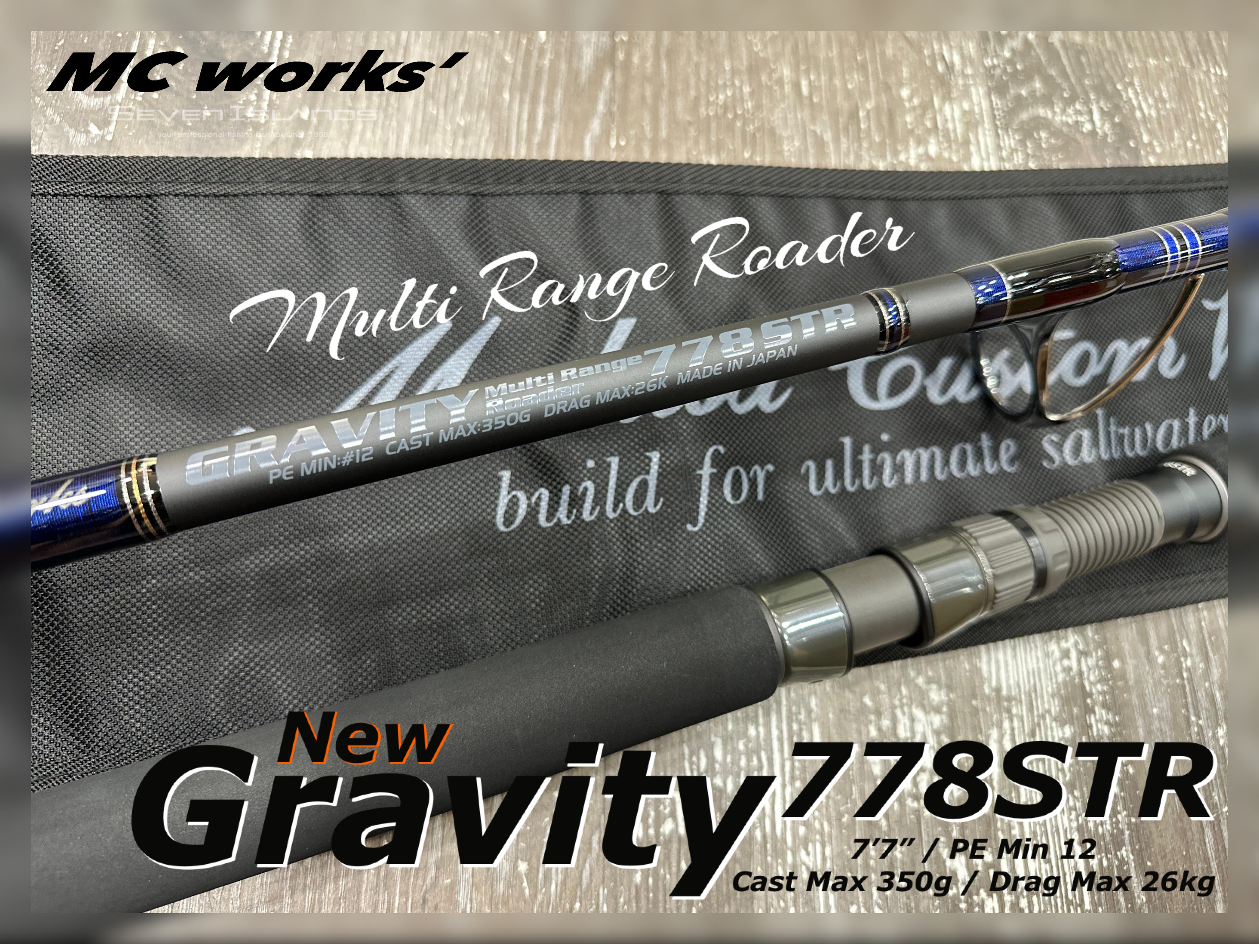 MCワークス　GRAVITY 834STR グラビティ　834 MCワークス GRAVITY 834STR グラビティ 834 MC WORKS' Gravity