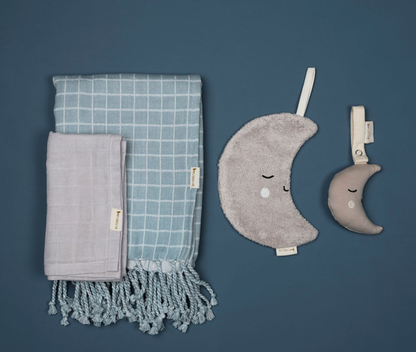 Fabelab 有機棉格紋寶寶毯 (多款可選)