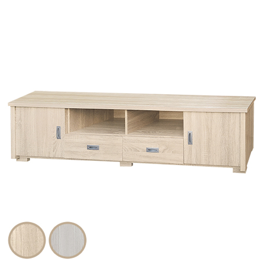 貝洛6尺電視櫃/長櫃(兩色可選)