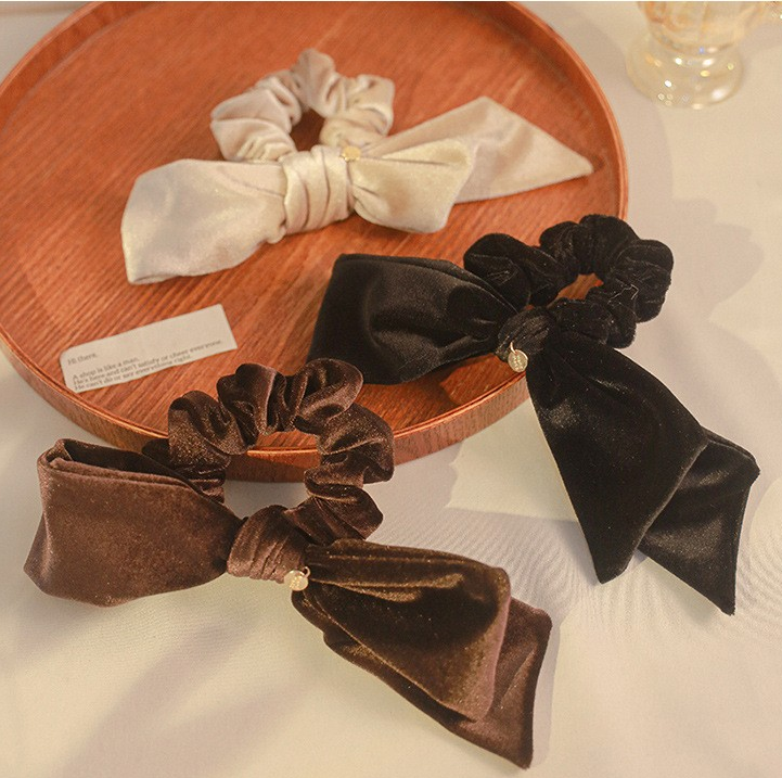 [2 FOR RM10] Vintage French Velvet Scrunchies