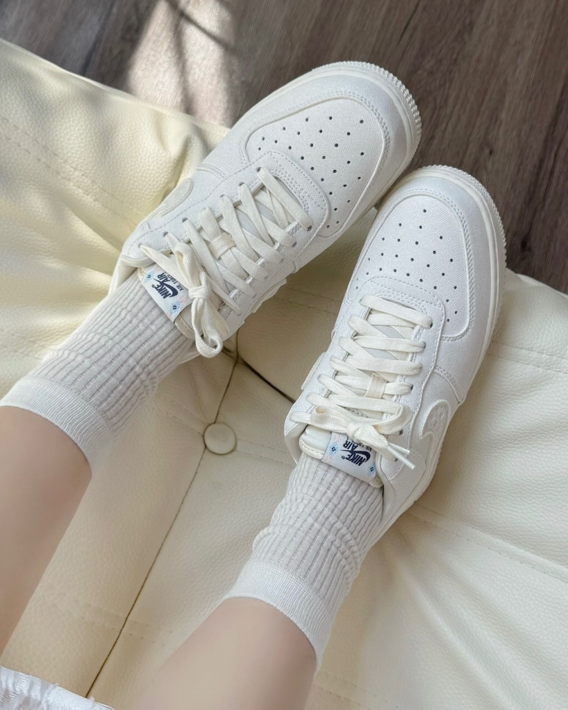 <仙爆🎀>Nike Air Force 1 Low 蕾絲 奶白