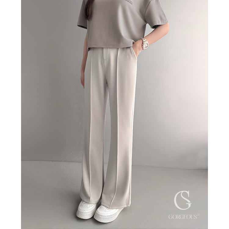 G9678 現貨「3D太空'直腿長褲」