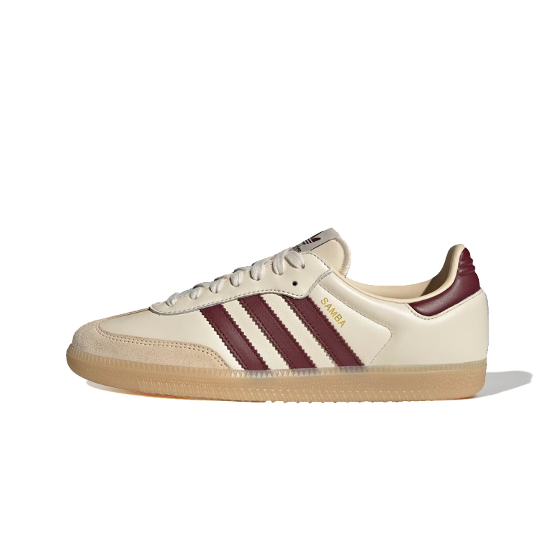 Adidas Samba OG  復古米紅 經典 牛奶糖底 女款 JS3830 [台灣現貨]