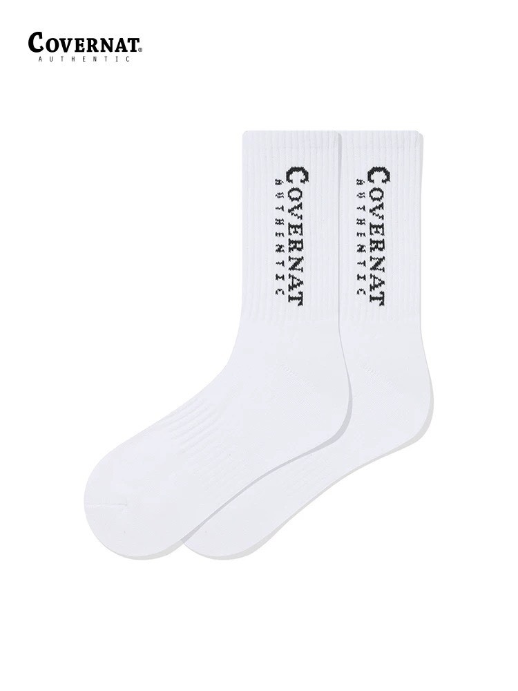 韓國 COVERNAT 經典LOGO 長襪