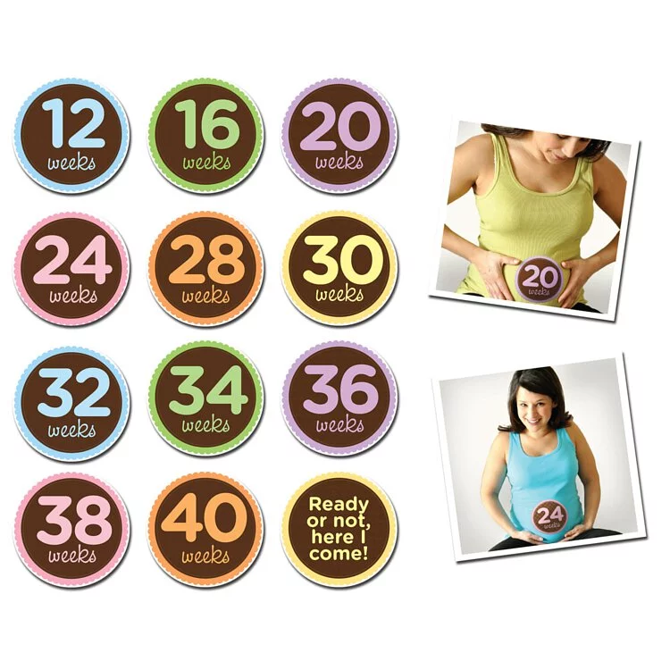 StickyBellies 孕媽咪與寶寶成長貼紙