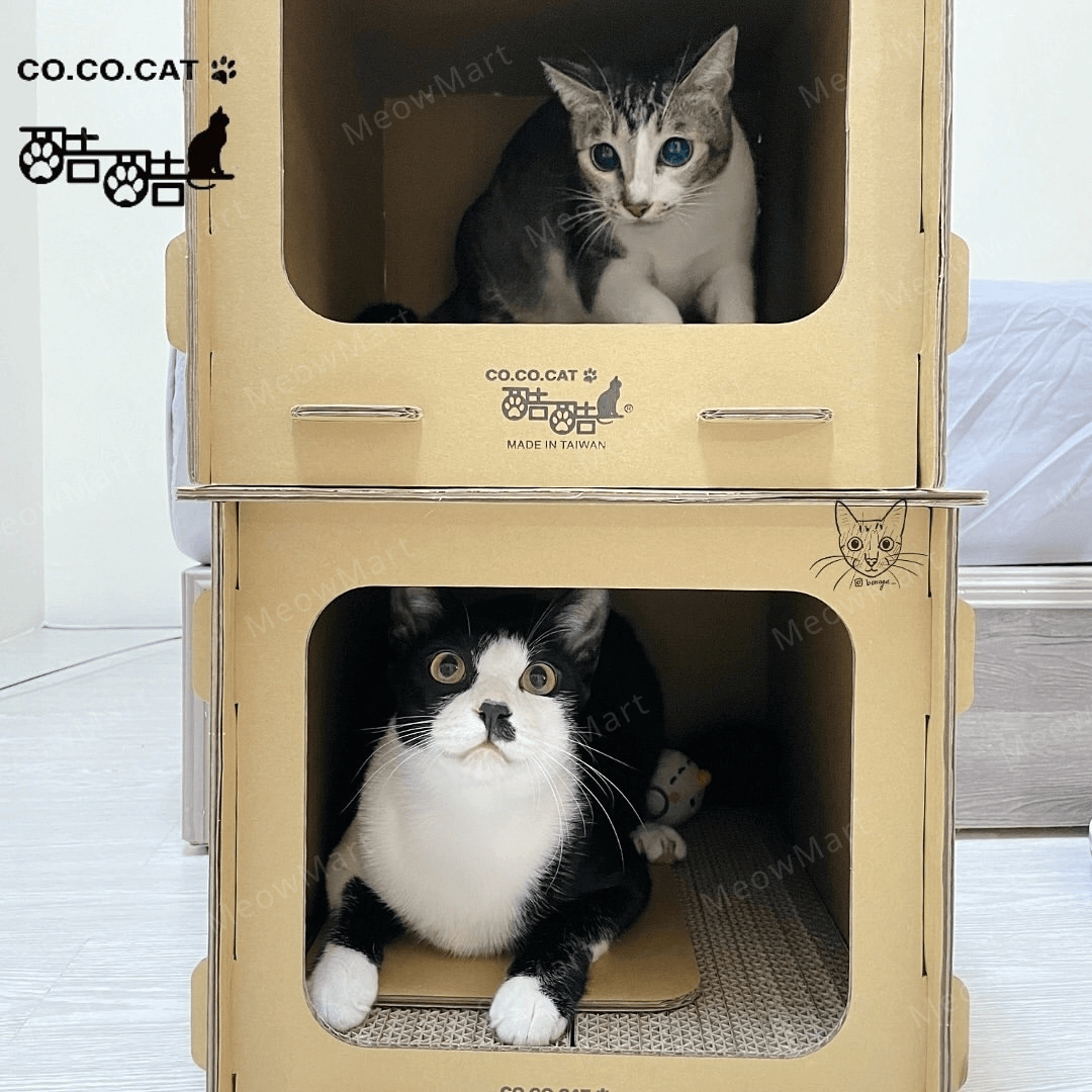 台灣CO.CO.CAT酷酷貓｜DIY貓屋貓抓板
