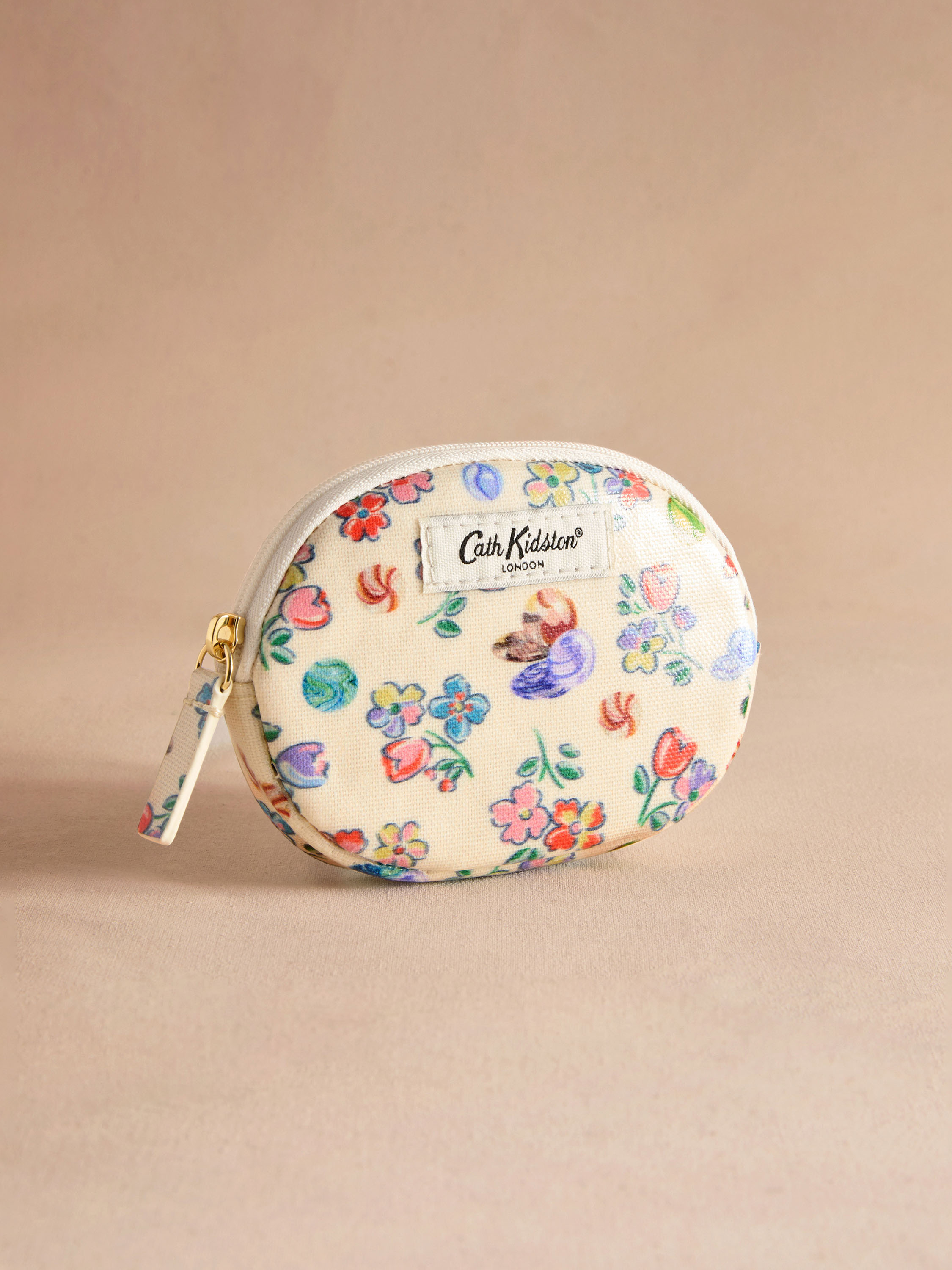 Marble Ditsy 蛋形拉鍊零錢包