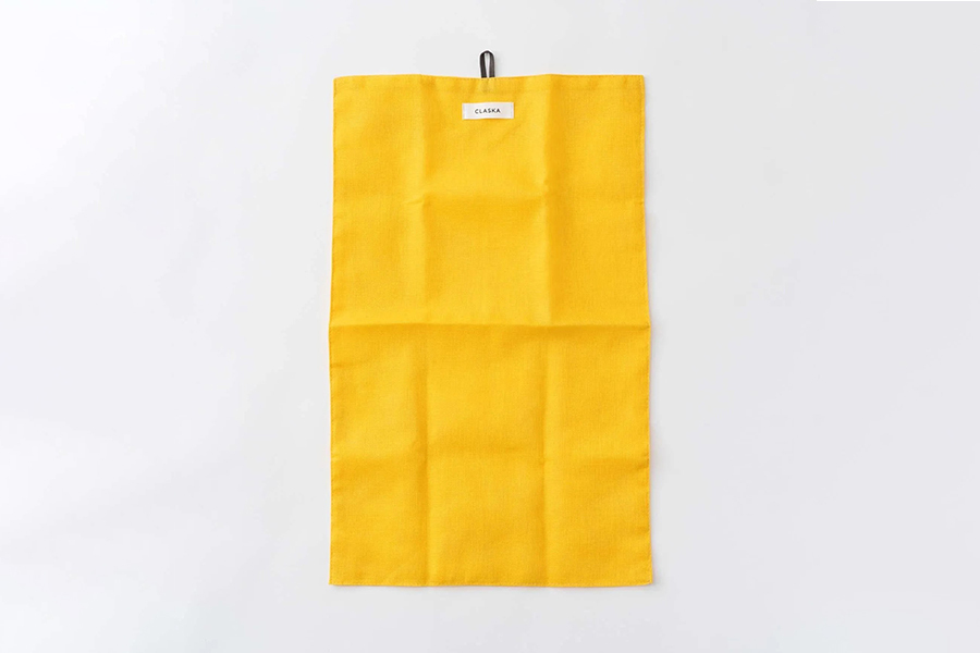 CLASKA - 蚊帳織廚房拭巾 / 黃