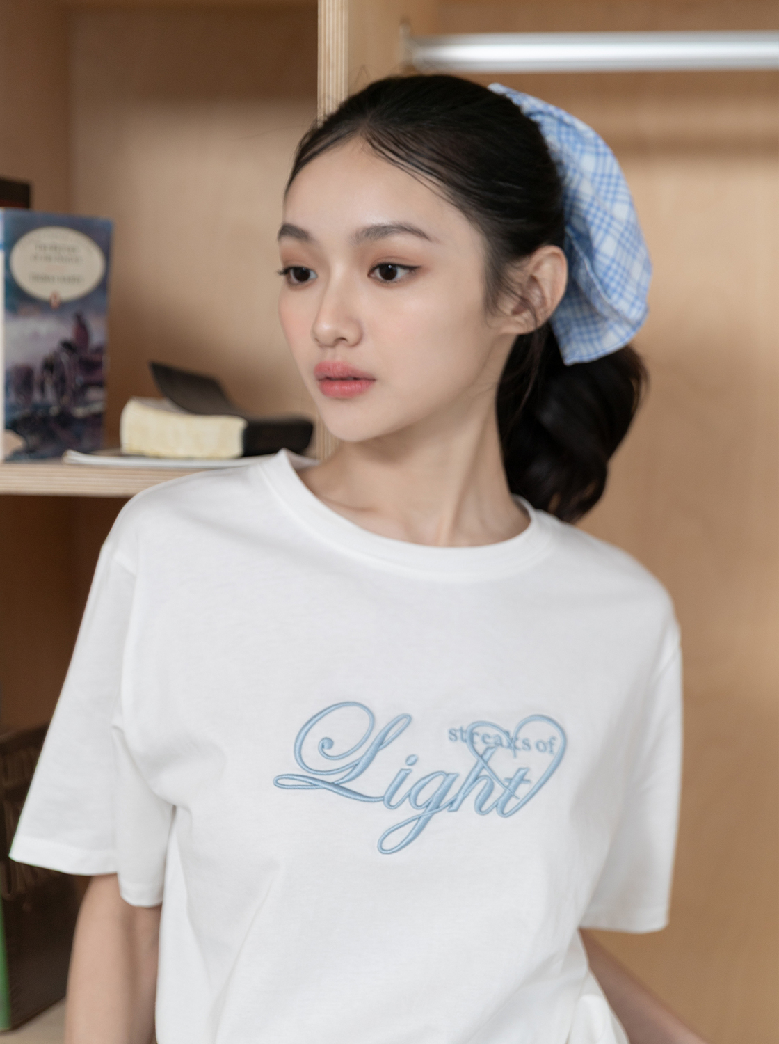 立體字戀銀河短袖T恤