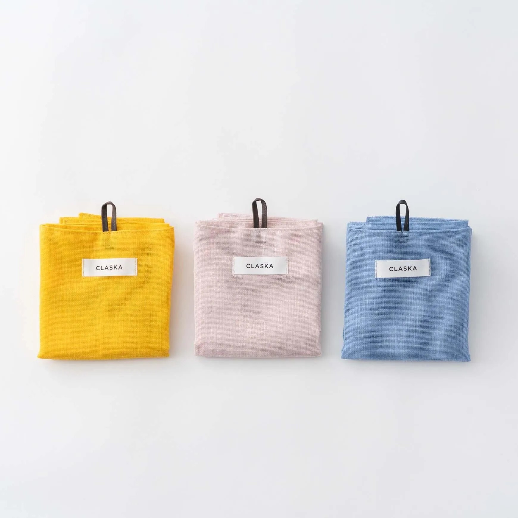 CLASKA-蚊帳織廚房拭巾 粉