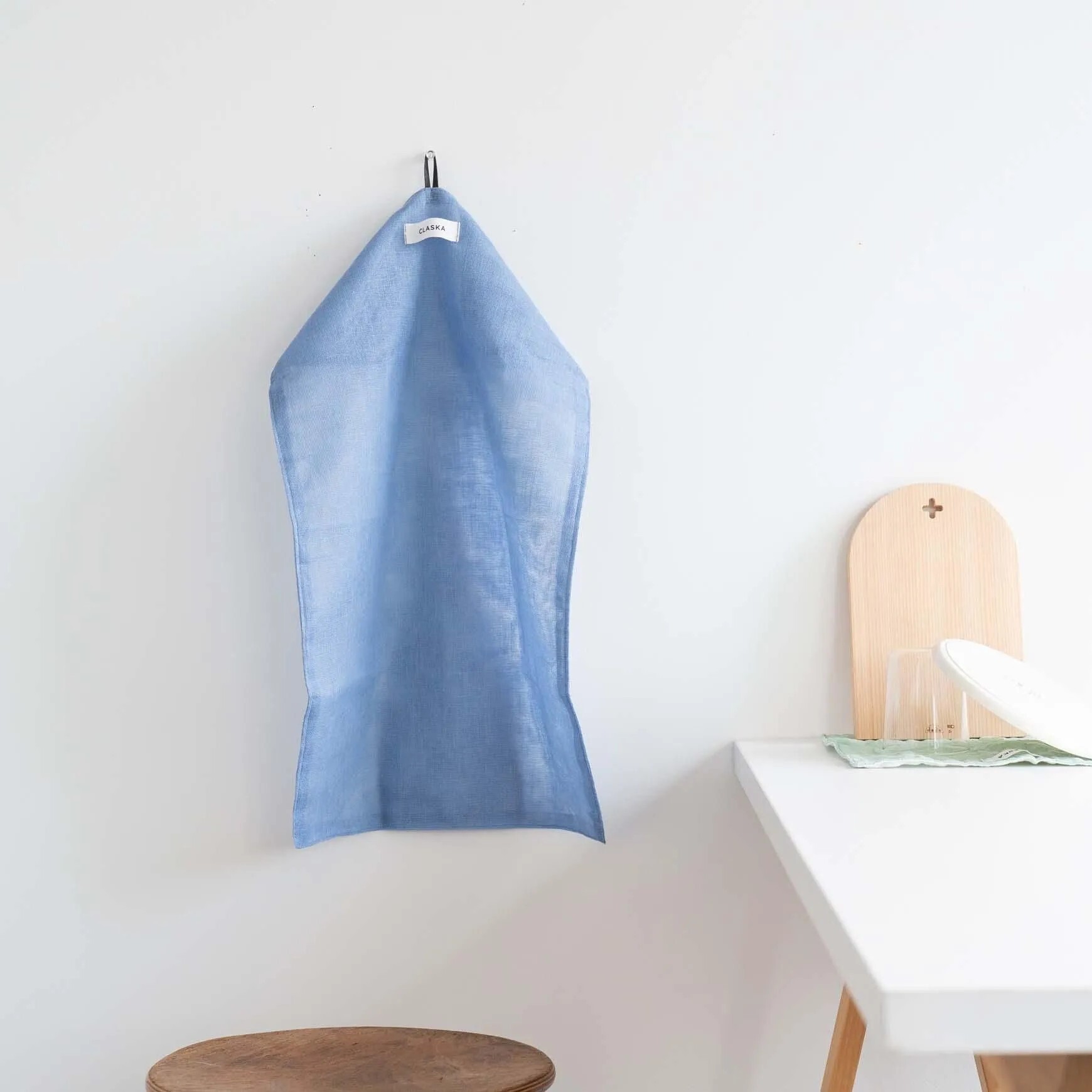 CLASKA - 蚊帳織廚房拭巾 / 藍