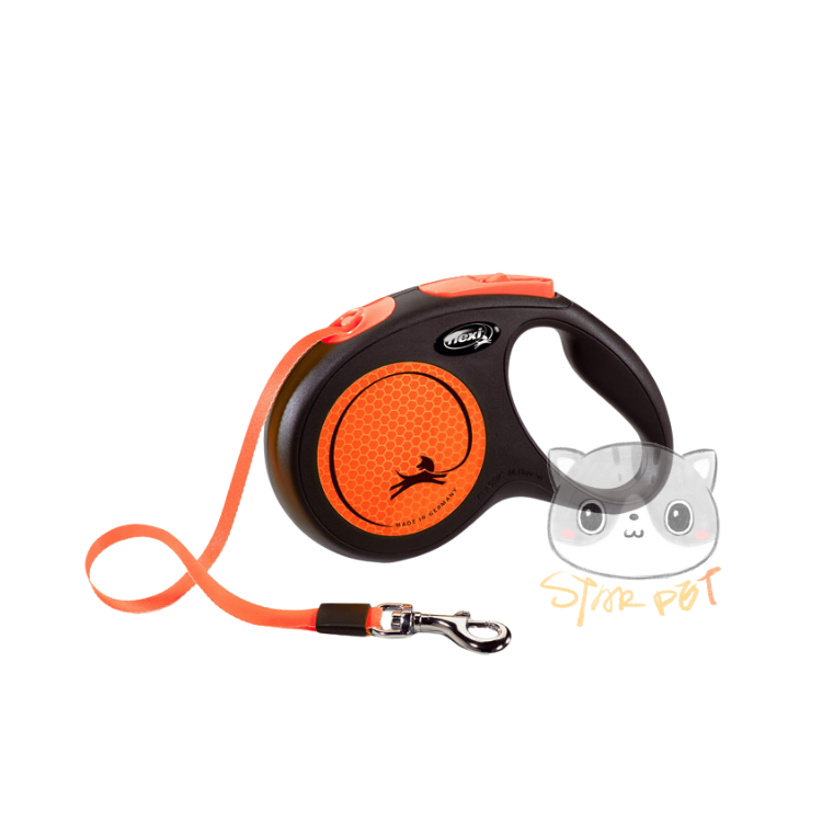 Flexi telescopic tow belt M: 5 m LEON  (Suitable for 25kg or below)