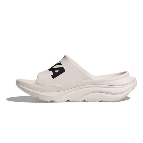 Hoka Ora Athletic Slide 1155154-WBLC 男 恢復拖鞋 白/黑
