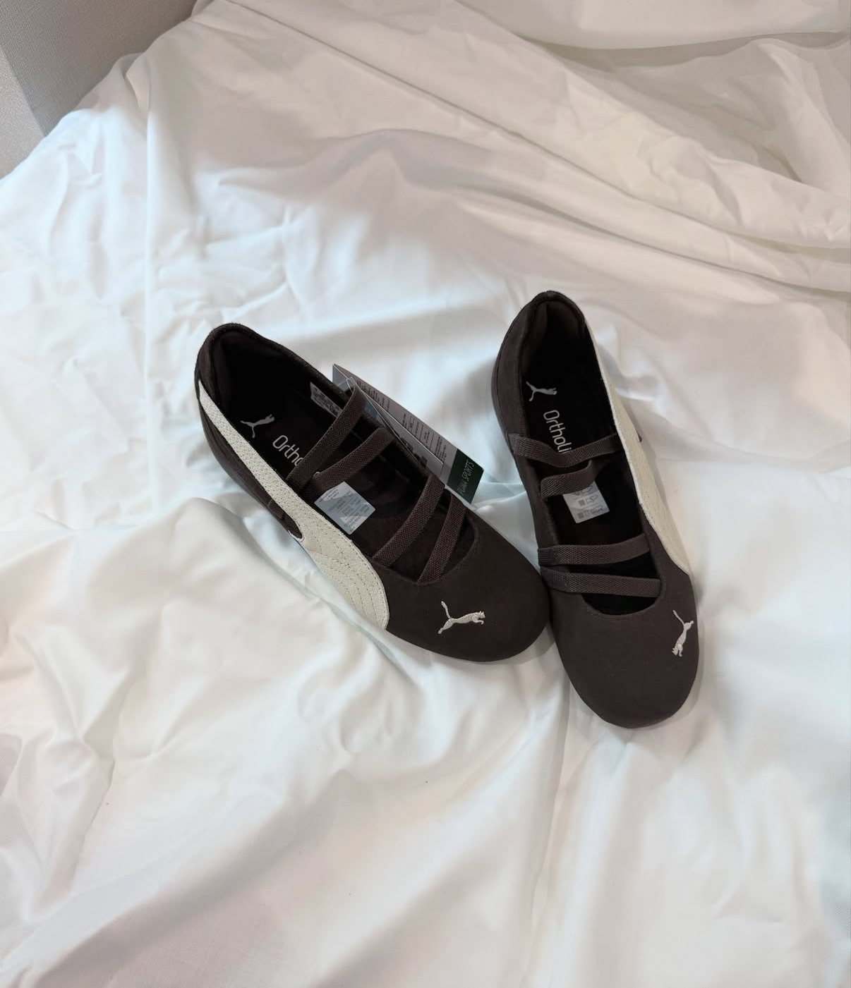 Puma Speedcat Ballet 咖啡色 棕色 棕白 女鞋 芭蕾舞鞋 薄底鞋 406758-02/預購