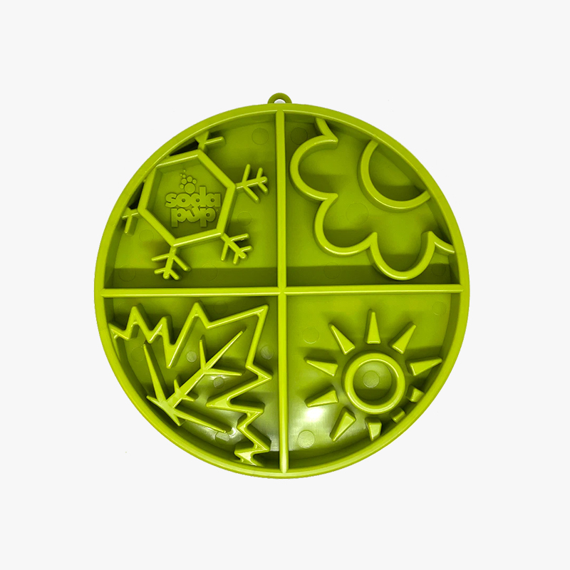 美國Sodapup 四季設計慢食分隔碗（綠）