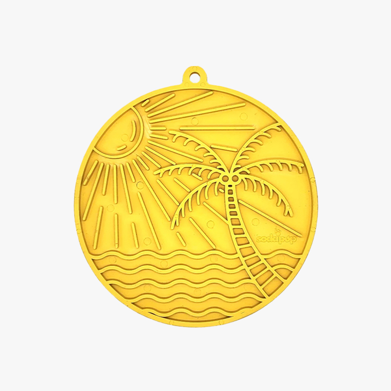 美國Sodapup 度假版吸盤舔食墊（黃）