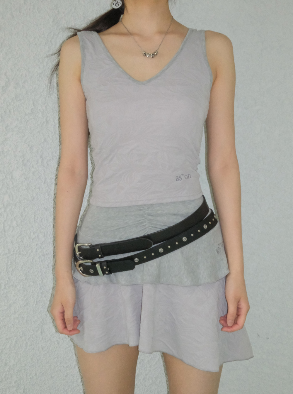 ASON MOA FRILL SKIRT