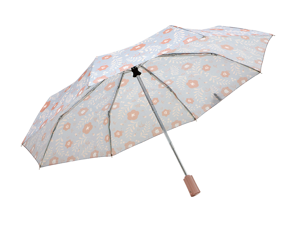 RAINSTORY粉漾花沁抗UV個人自動傘