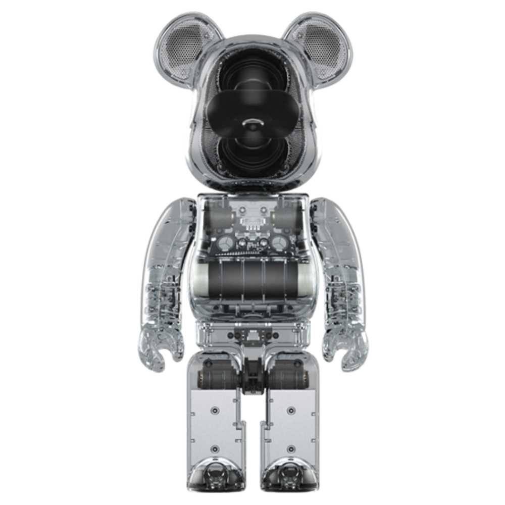 BE@RBRICK AUDIO 藍芽喇叭 Portable Bluetooth Speaker Clear/Smoke/Black 400％ BE@RBRICK