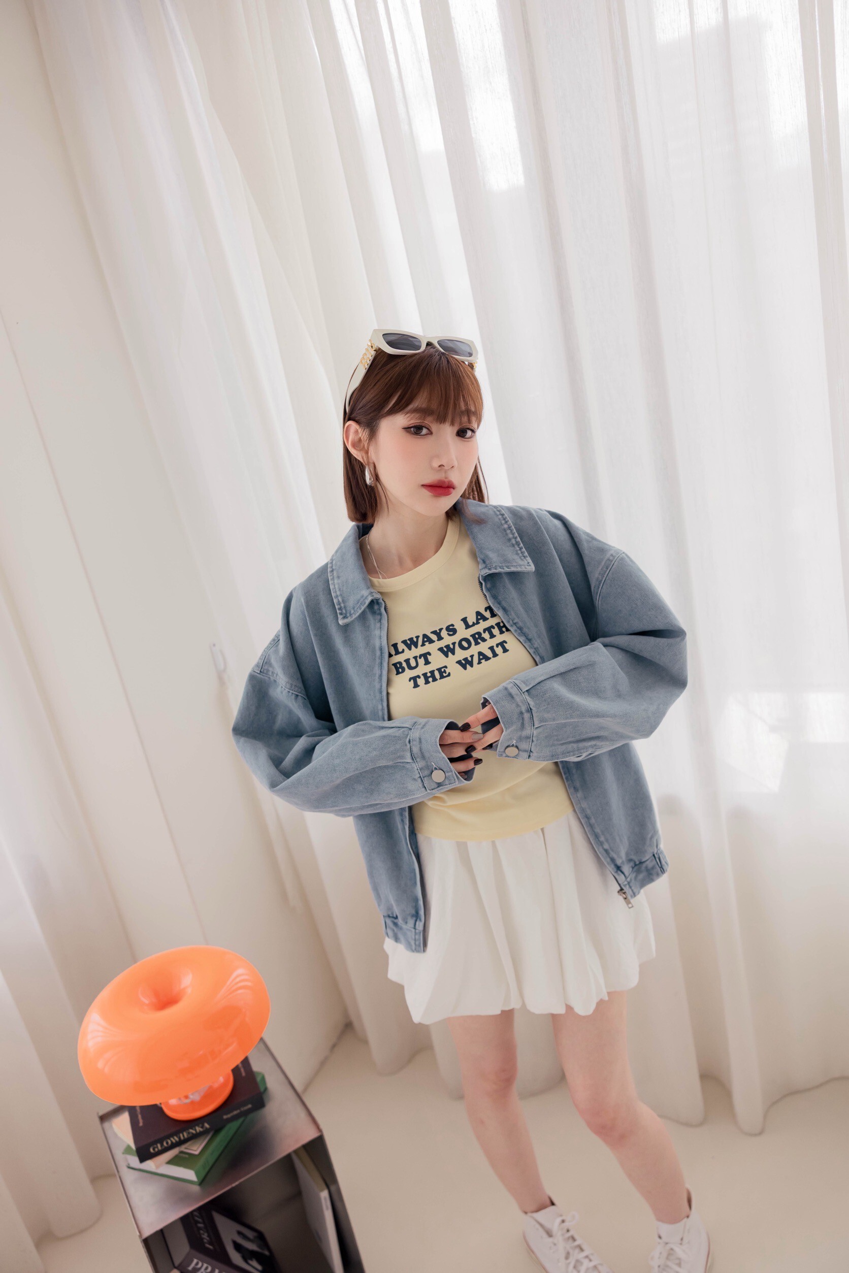 #k47 可愛女生都要有的澎澎褲裙(白)