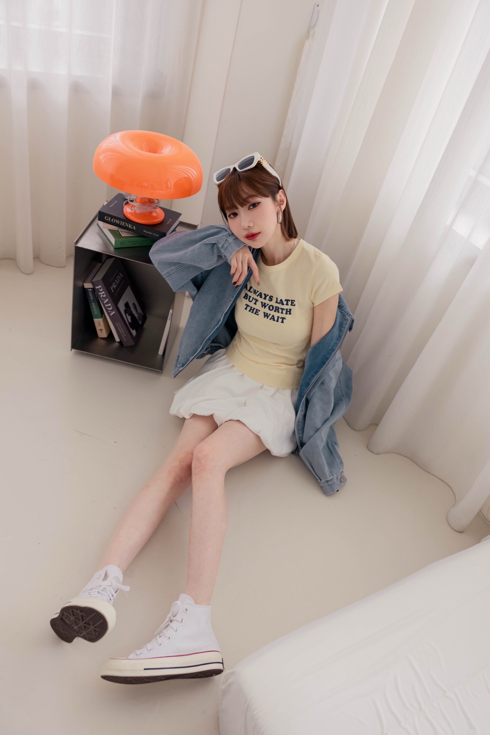 #k47 可愛女生都要有的澎澎褲裙(白)