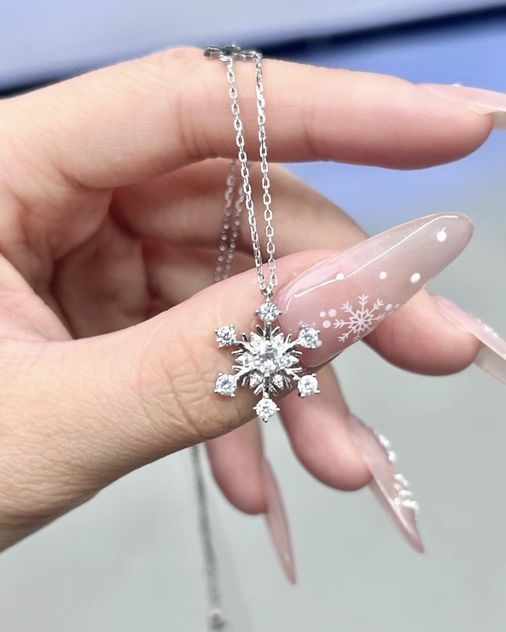 <現貨>Disney 迪士尼 正版授權 雪花 925銀 項鍊