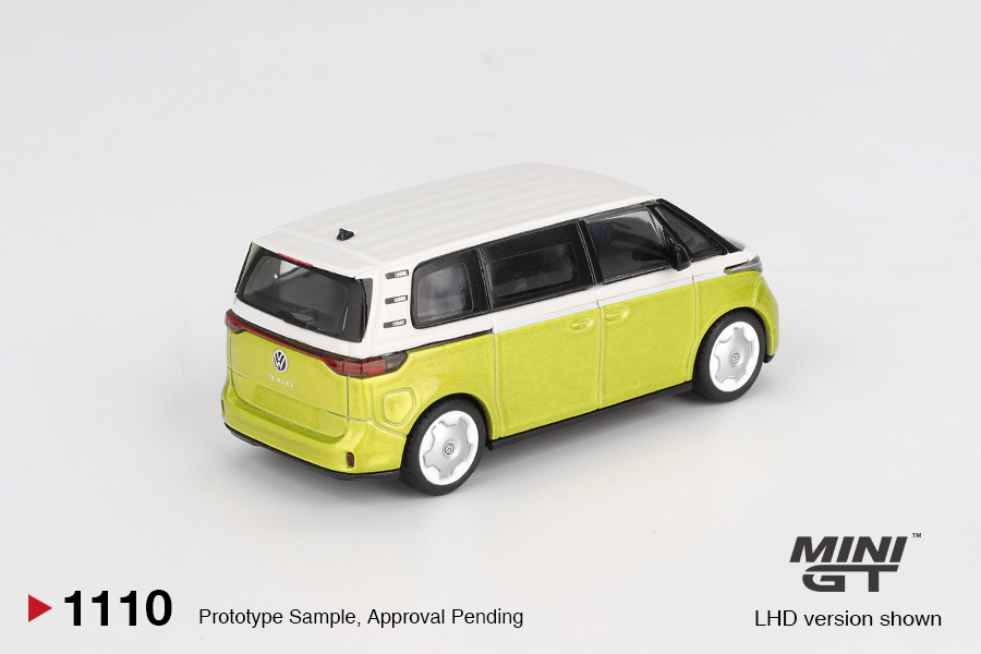 預訂:1/64 MINI GT Volkswagen ID.Buzz Candy White / Pomelo Yellow (MGT01110-R)