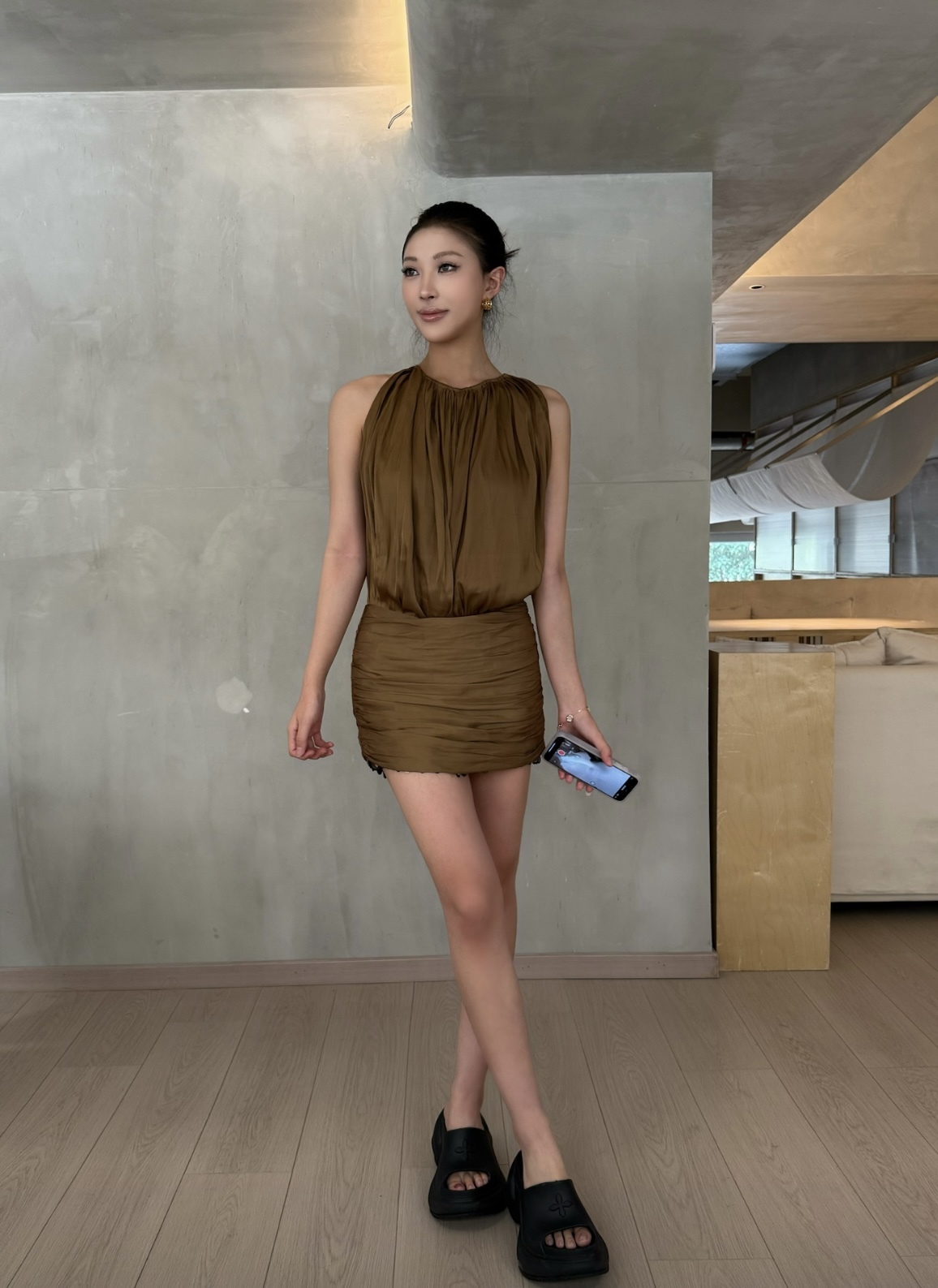 SMFK Compass Wave High-Heel Bumper Sandal