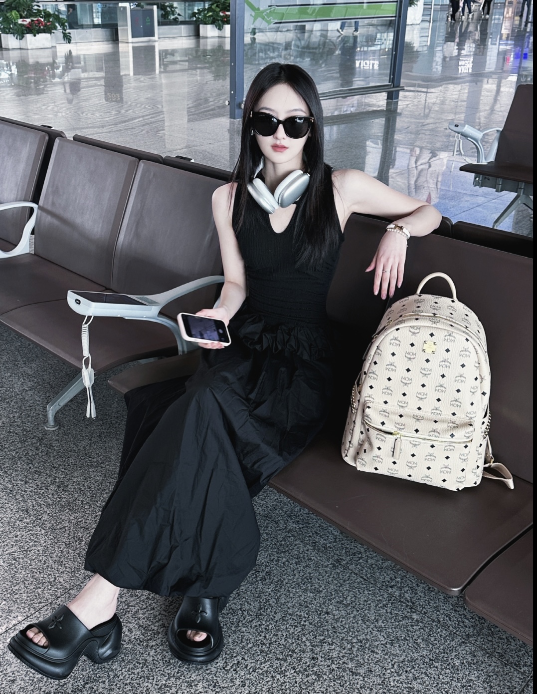 SMFK Compass Wave High-Heel Bumper Sandal