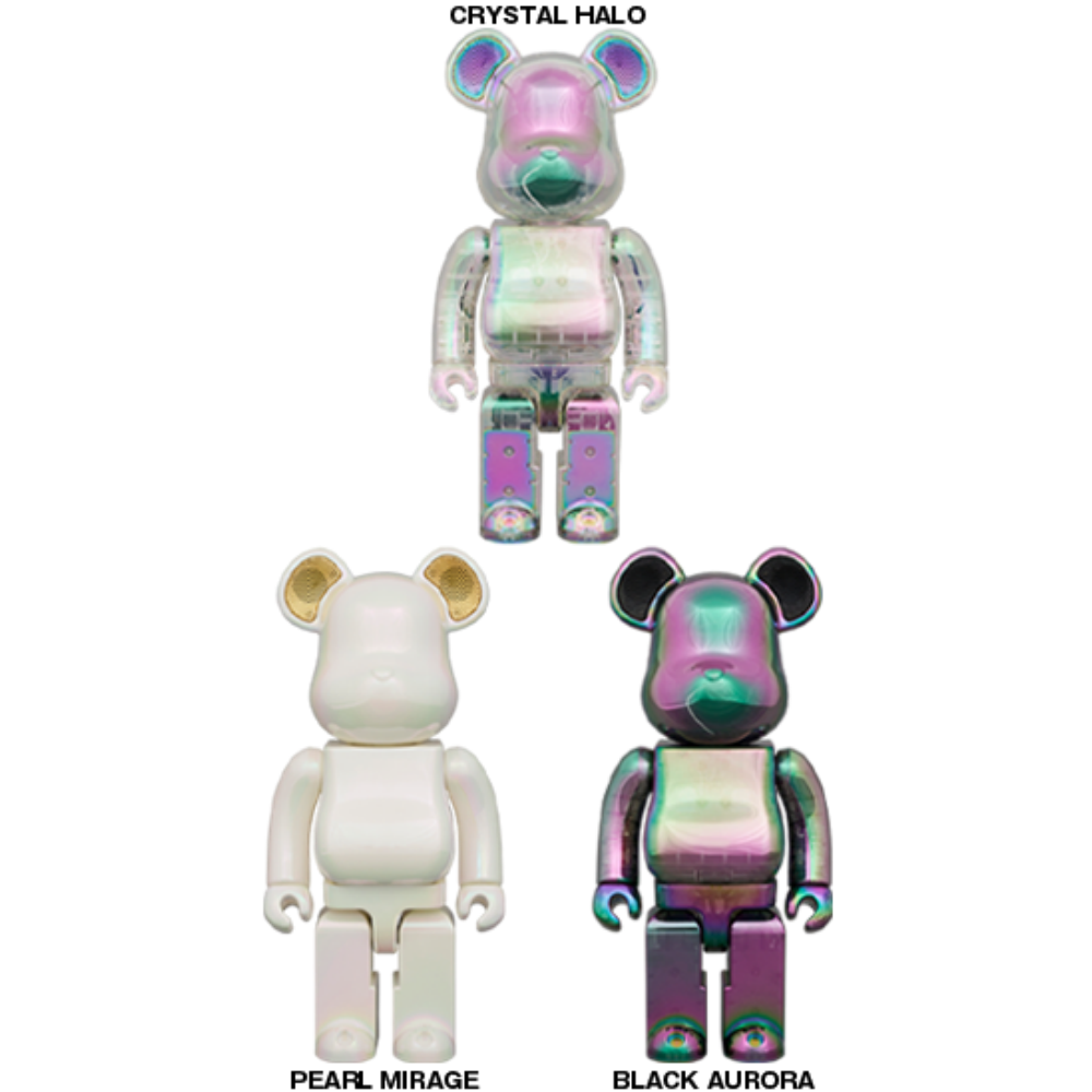 BE@RBRICK AUDIO 藍芽喇叭 Portable Bluetooth Speaker BLACK AURORAK / PEARL MIRAGE / CRYSTAL HALO 400％ BE@RBRICK