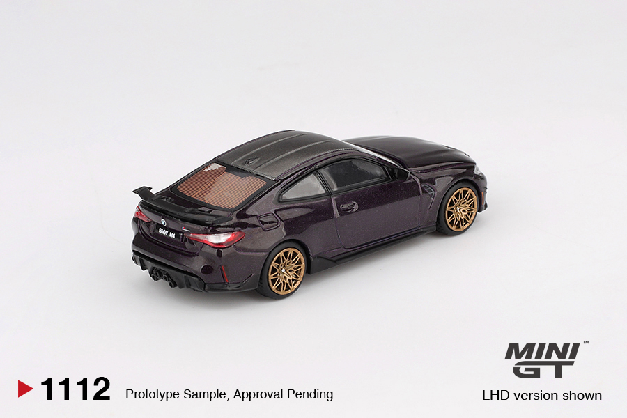預訂:1/64 MINI GT BMW M4 M-Performance (G82) Daytona Violet (MGT01112-R)