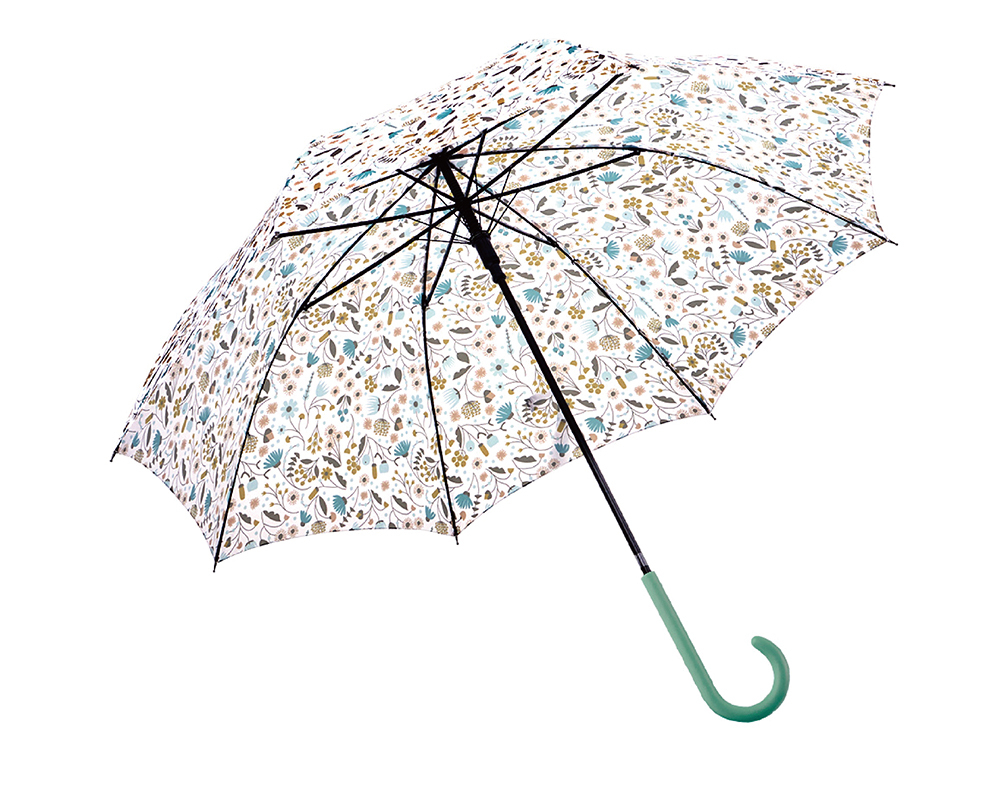 RAINSTORY沁綻花漾抗UV自動開直骨傘