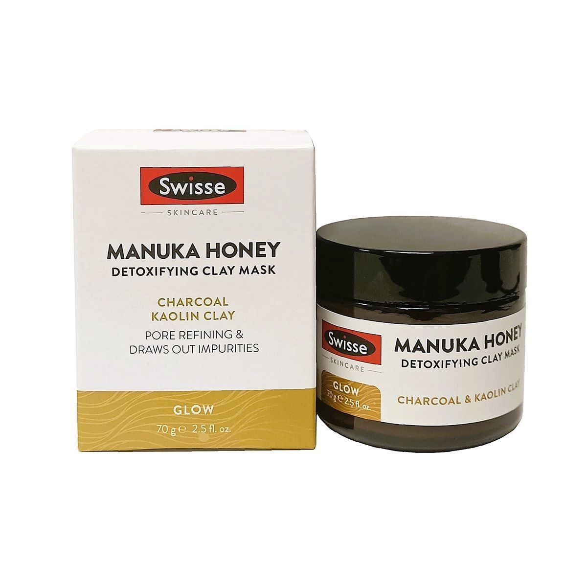 Swisse - 天然麥蘆卡蜂蜜排毒面膜 70g (平行進口)