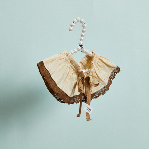 Louisdog Butter荷葉蕾絲領圍